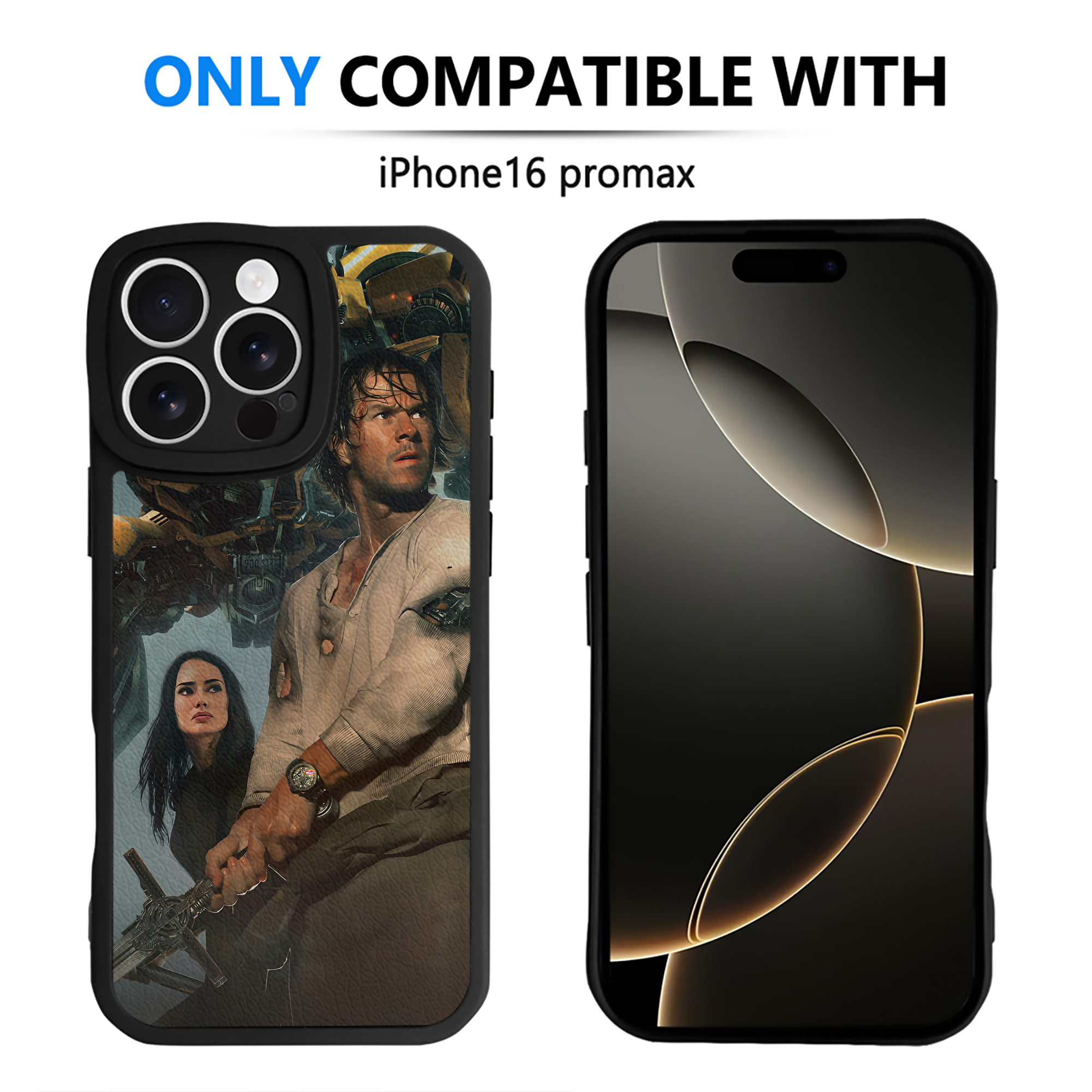 （画像用） Transformers トランスフォーマー 【iPhone 16シリーズ対応】シリコンスマホケース（レザー調） 材質：シリコン